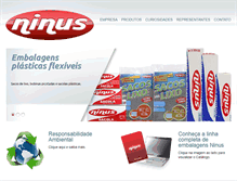 Tablet Screenshot of ninus.com.br