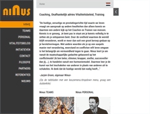 Tablet Screenshot of ninus.nl